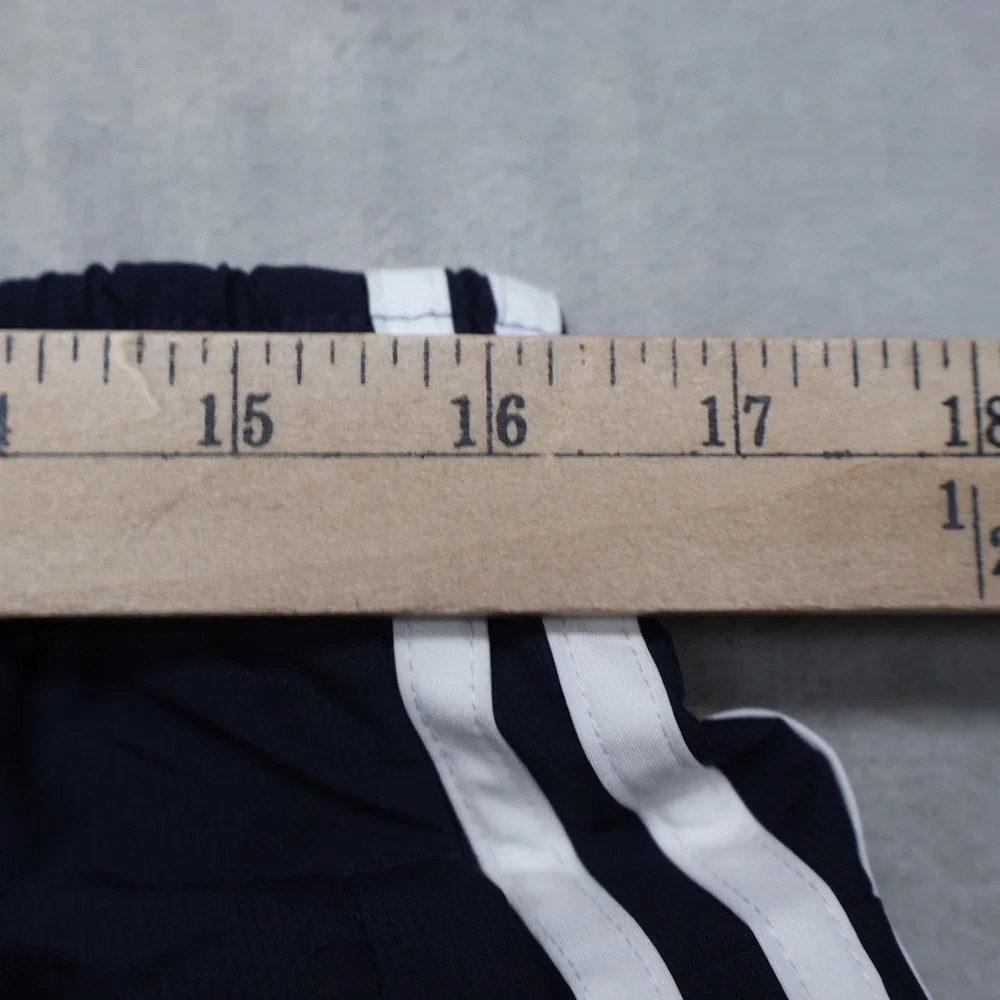 Adidas Track Pants Mens‎ Medium Blue 3-Stripe Athletic Streetwear Joggers 32x31